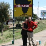 Dirk & Trudy at the equator