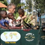 Dirk with children in the car