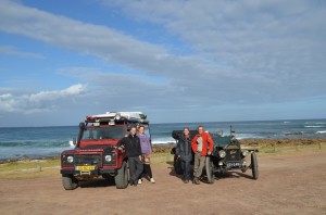 the cars at the Indian ocean