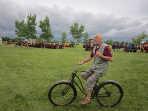 Dielof on a '32 bike