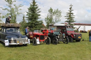 at the car show