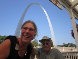 Dirk & Trudy with the arch