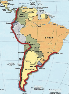 route South America
