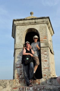 Trudy & Dirk in the tower