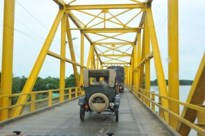 crossing the river