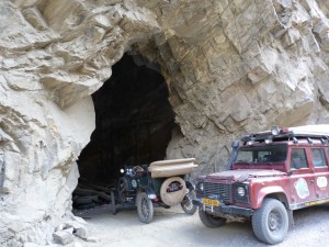 model T in a cave (like his boss)