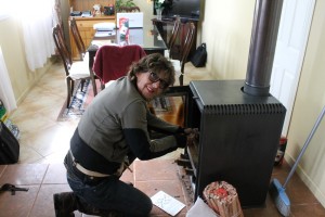 Marjolein, our fire maker