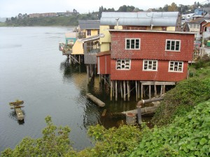 houses on stilts Castro