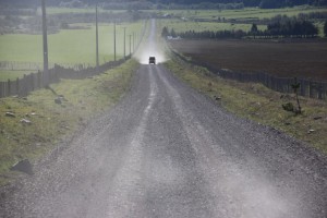 19.dust on the road