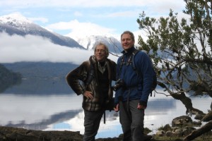 Dirk and Arnaud at the lake