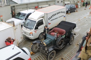 The captain next to the Model T