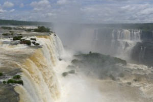 Iguazu falls on Brazilian side