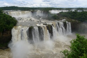 Iguazu falls on Brazilian side