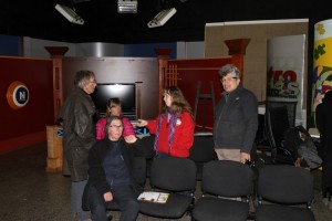 Visiting TV Studio