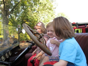 children at the event